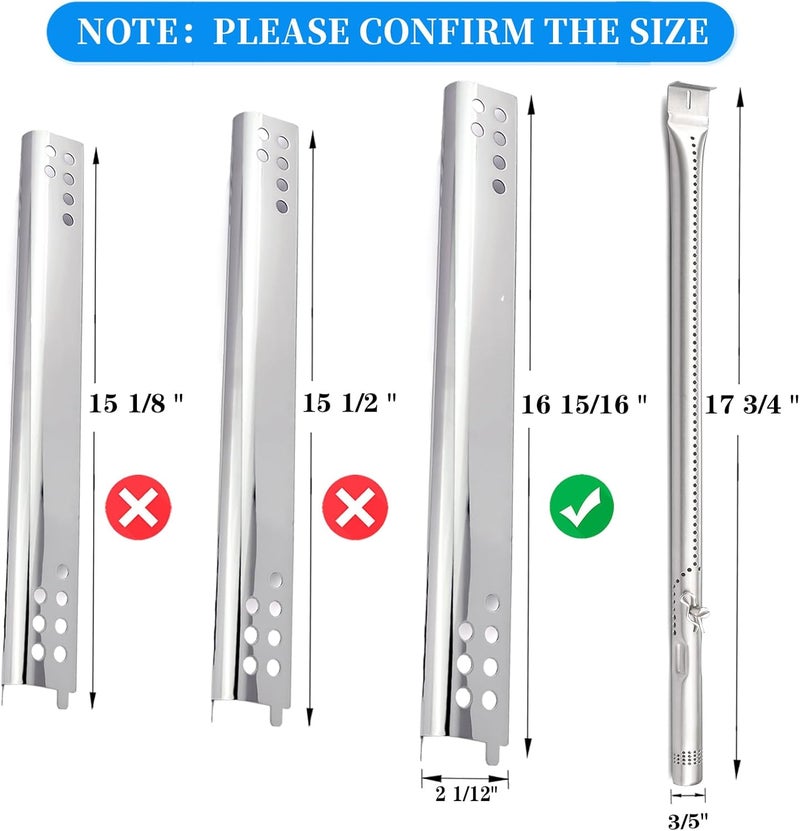 ROCFAN Replacement Parts for Charbroil Performance 4 Burner Grill 463342119, 463332718, 463347017, 463335517, 463376419, Char-Broil 463342119 Replacement Parts, Char-Broil 463332718 Replacement Parts - Image 3